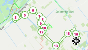 Trektocht Flevoland dag 3 - 24km